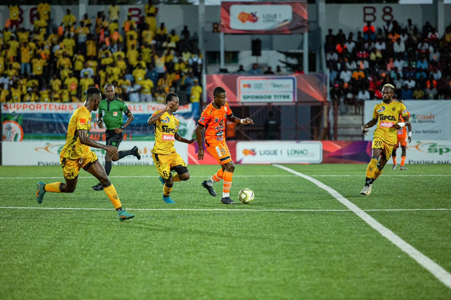 Championnat ligue1 : AS Denguélé décroche le nul contre Racing club  d'Abidjan