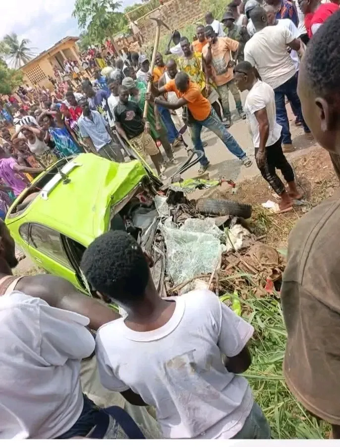 Tragedy in Ouandia: 3 dead and several seriously injured in a collision between 2 vehicles