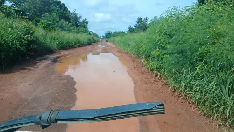 Worrying degradation of the Ouragahio–Bayota–Sinfra route: users call for help from authorities
